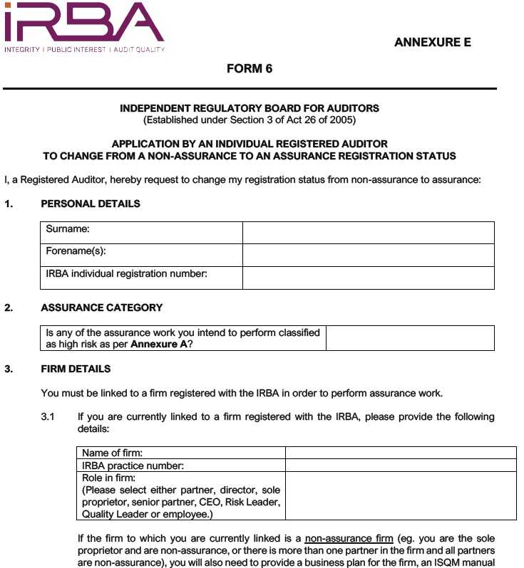 BN667 Annex E Form 6 i