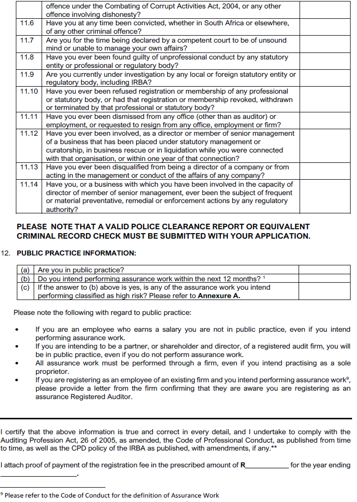 BN667 Annex A Form 1 iv