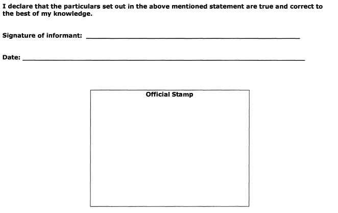 R261 Form 22 vi