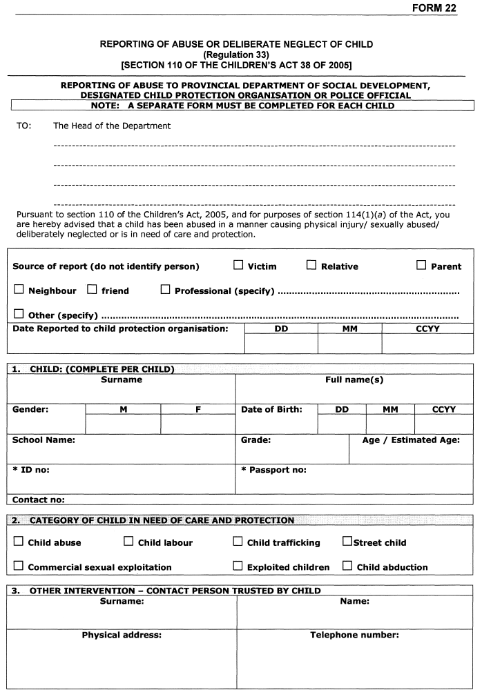 R261 Form 22 i