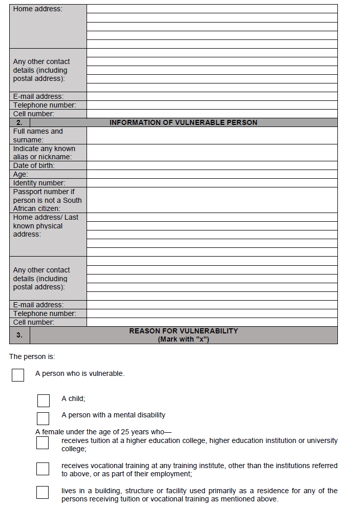 R561 Form 8A Annex B ii