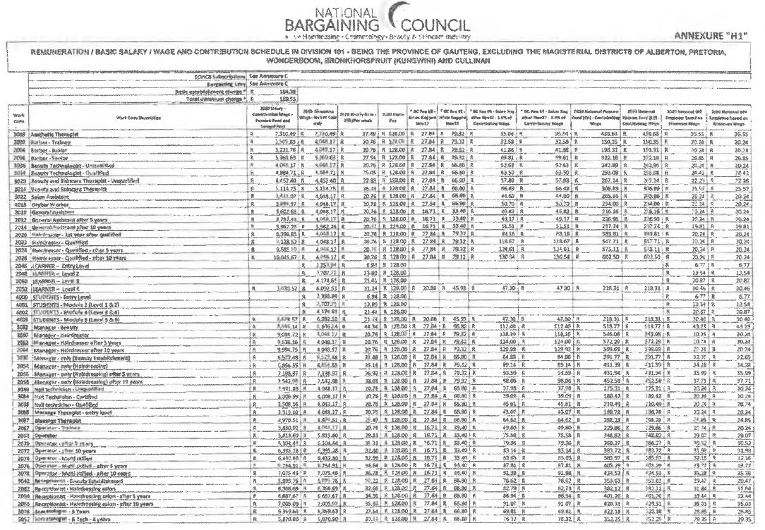 R663 Annexure H1 Remuneration