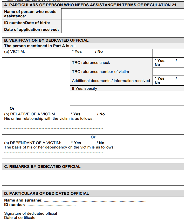 R1814 Annex A Form 2